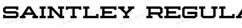 Saintley Regular字体转换